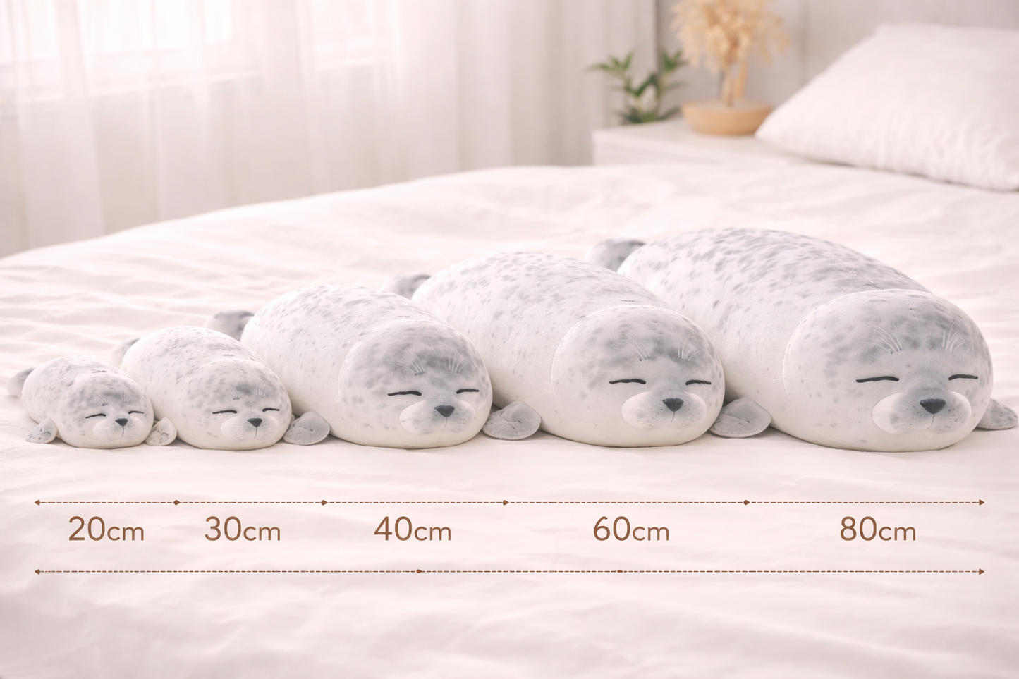 Chubby Seal Plush Pillow
