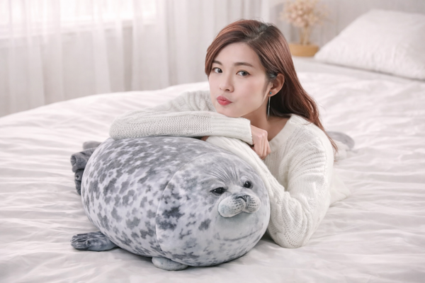 Cozy Seal Hug Pillow