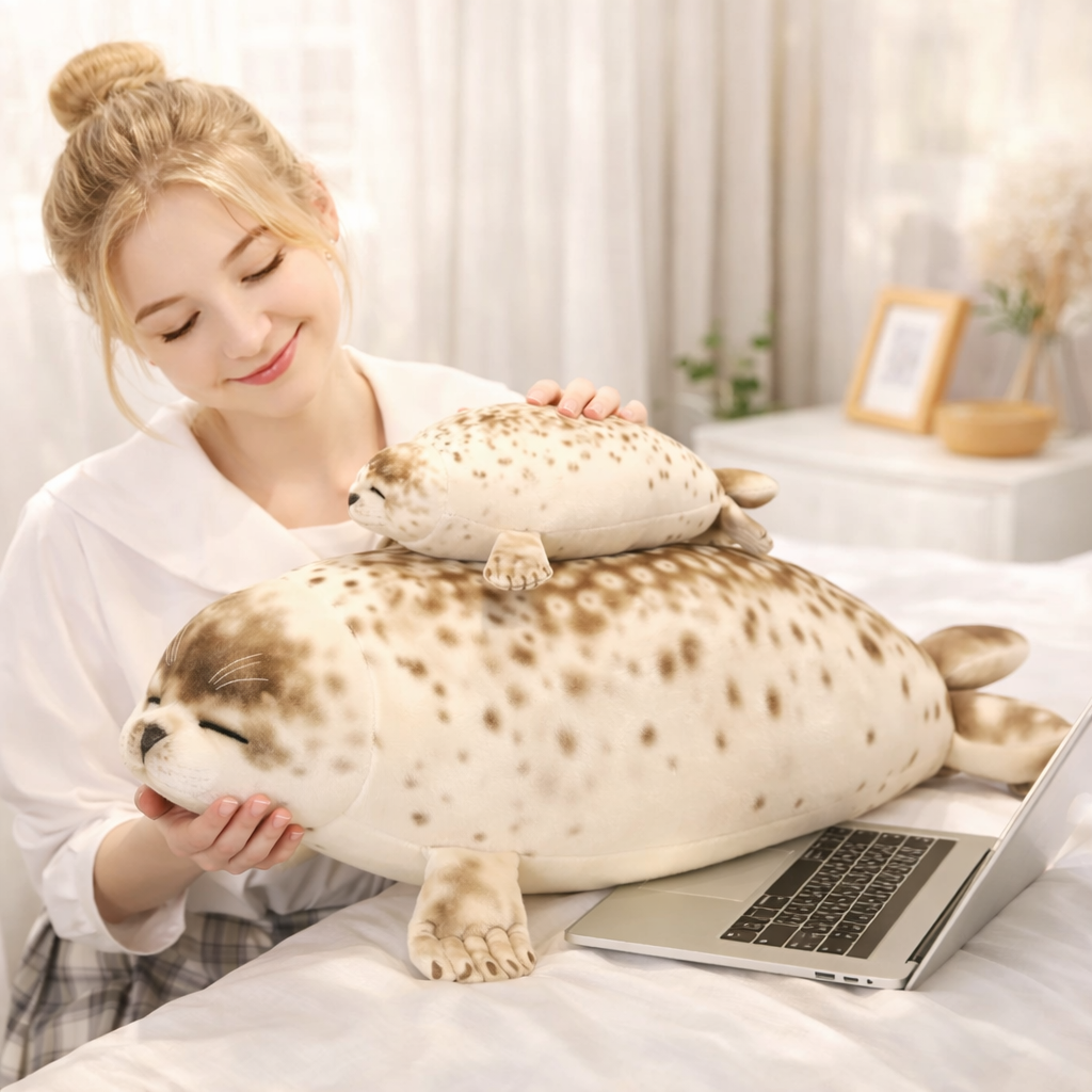 Soft Sea Lion Snuggle Pillow
